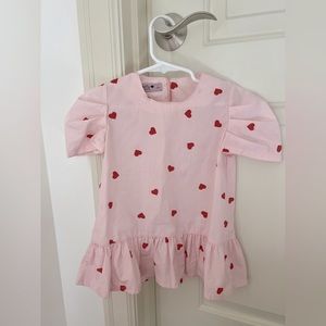 Toddler  Phi clothing heart blouse size 2